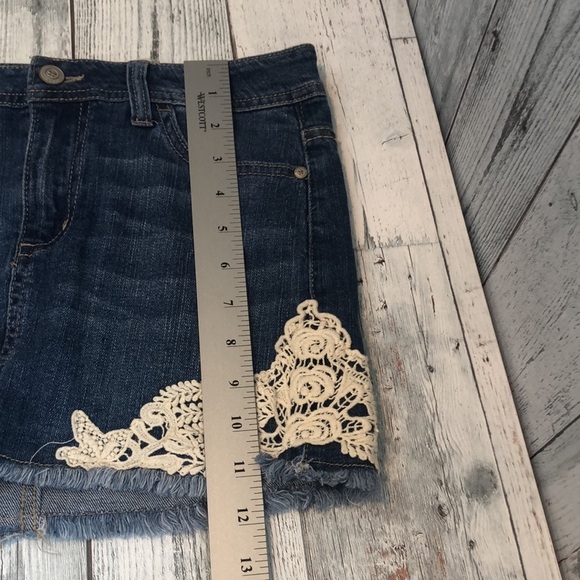 Altair’s State Denim Lace Mini Skirt 25 - Picture 8 of 10